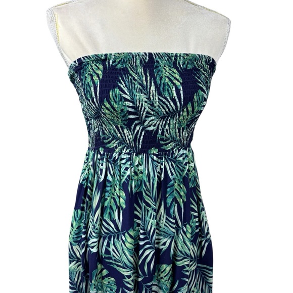 Forever 21 strapless sundress Size Medium summer beach vacation resortwear sun - Picture 2 of 15